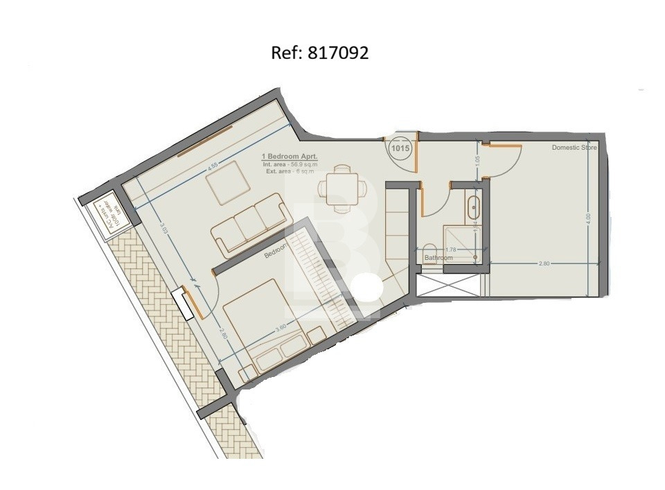 1 bed Apartment for Sale - Image 1