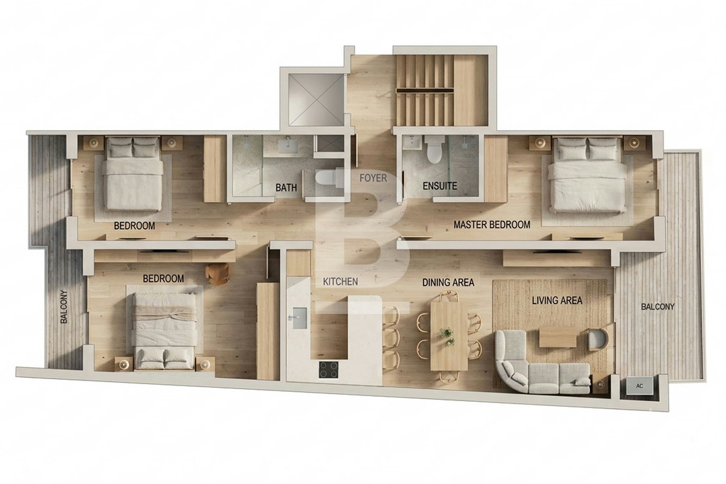 3 bed Apartment for Sale